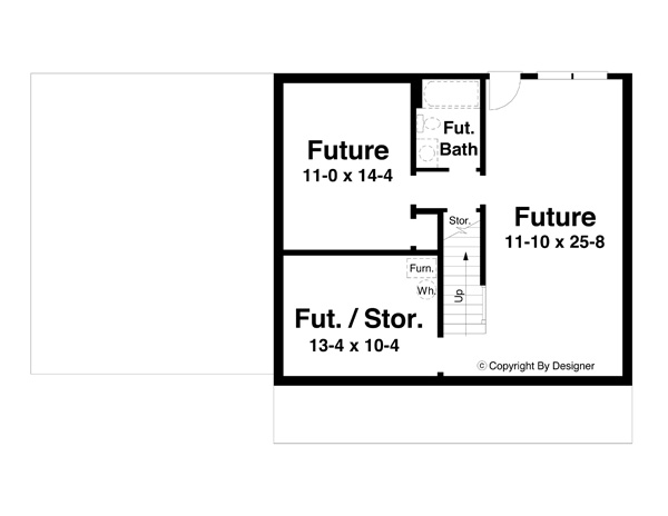 Lower Level image of MORGAN-C House Plan